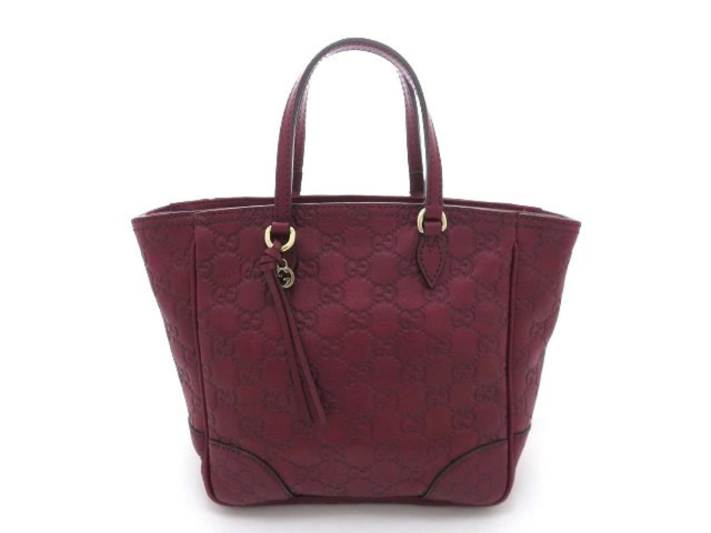Gucci bag handbag shoulder Gucci Guccissima leather Bordeaux Purple
